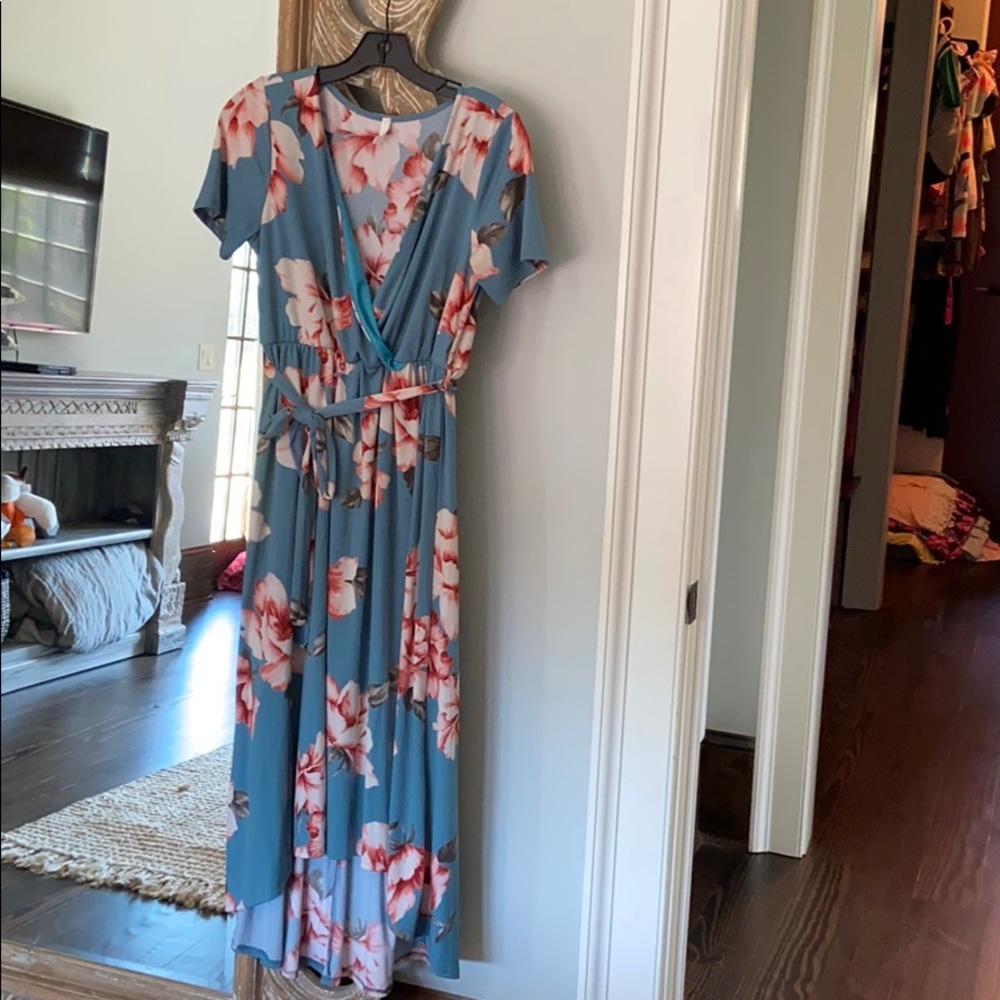 Pink Blush maternity dress